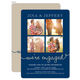 Navy Our Love Story Engagement Invitations Image 1 of 5